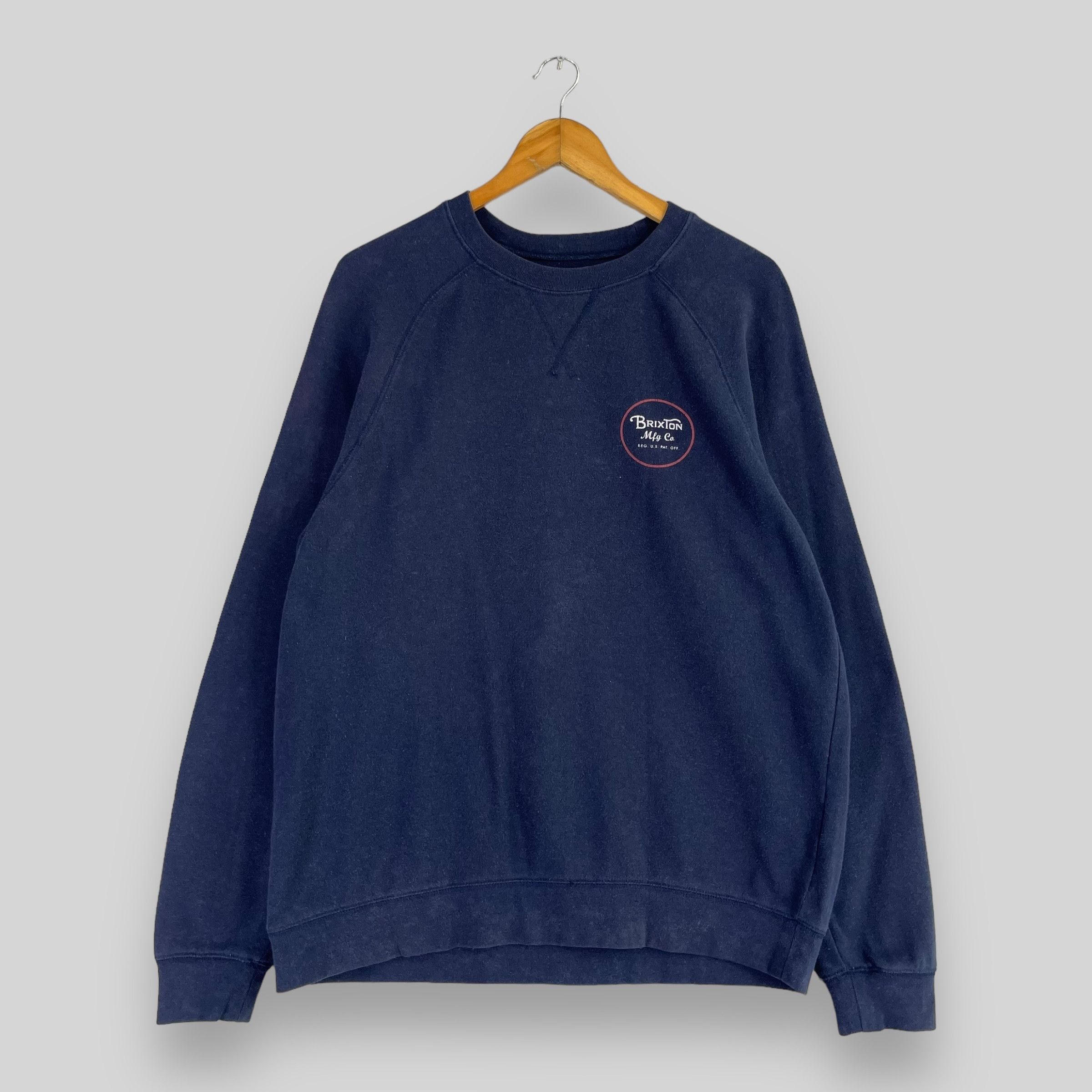 Brixton Vintage 90s BRIXTON Spellout Sun Faded Crewneck Sweatshirt Size US L / EU 52-54 / 3 - 4 Thumbnail