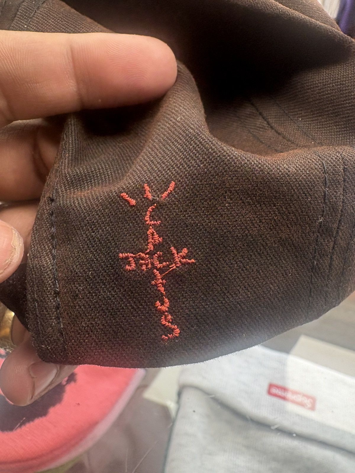 Travis Scott Travis Scott x FC Barcelona 1899 Distressed Hat Size ONE SIZE - 6 Thumbnail