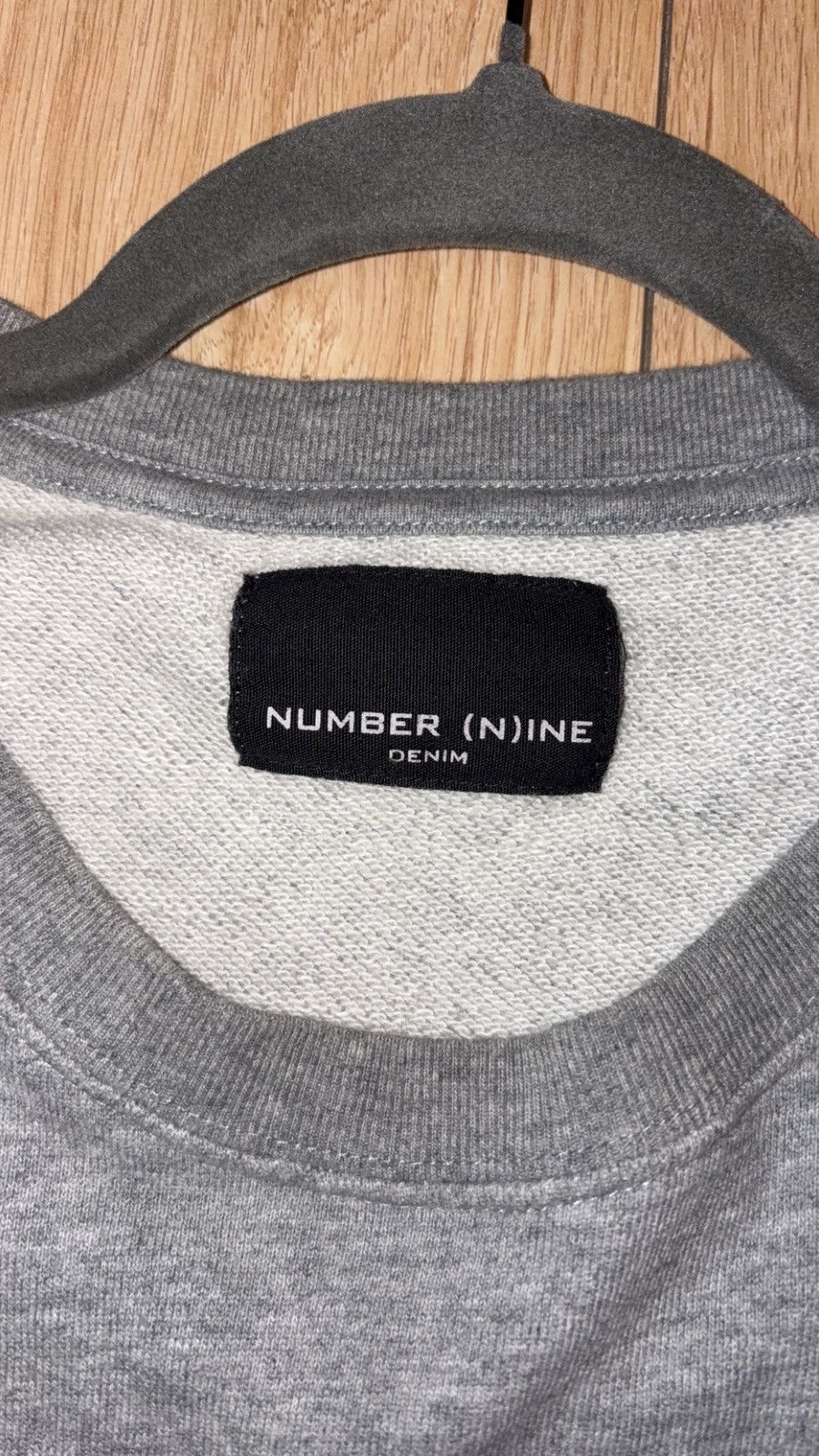 Number (N)ine Number (N)ine Sweatshirt - Small Grey Size US S / EU 44-46 / 1 - 3 Thumbnail