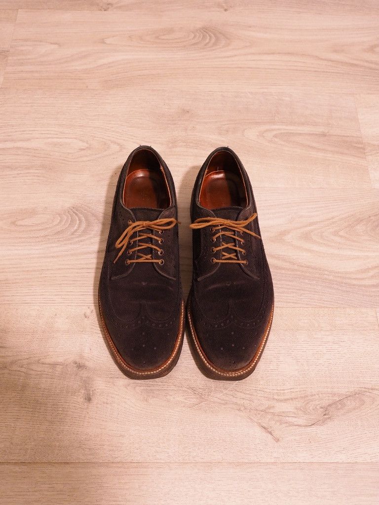 Alden Alden x Leffot Long Wing in Navy Suede Size US 8.5 / EU 41-42 - 1 Thumbnail