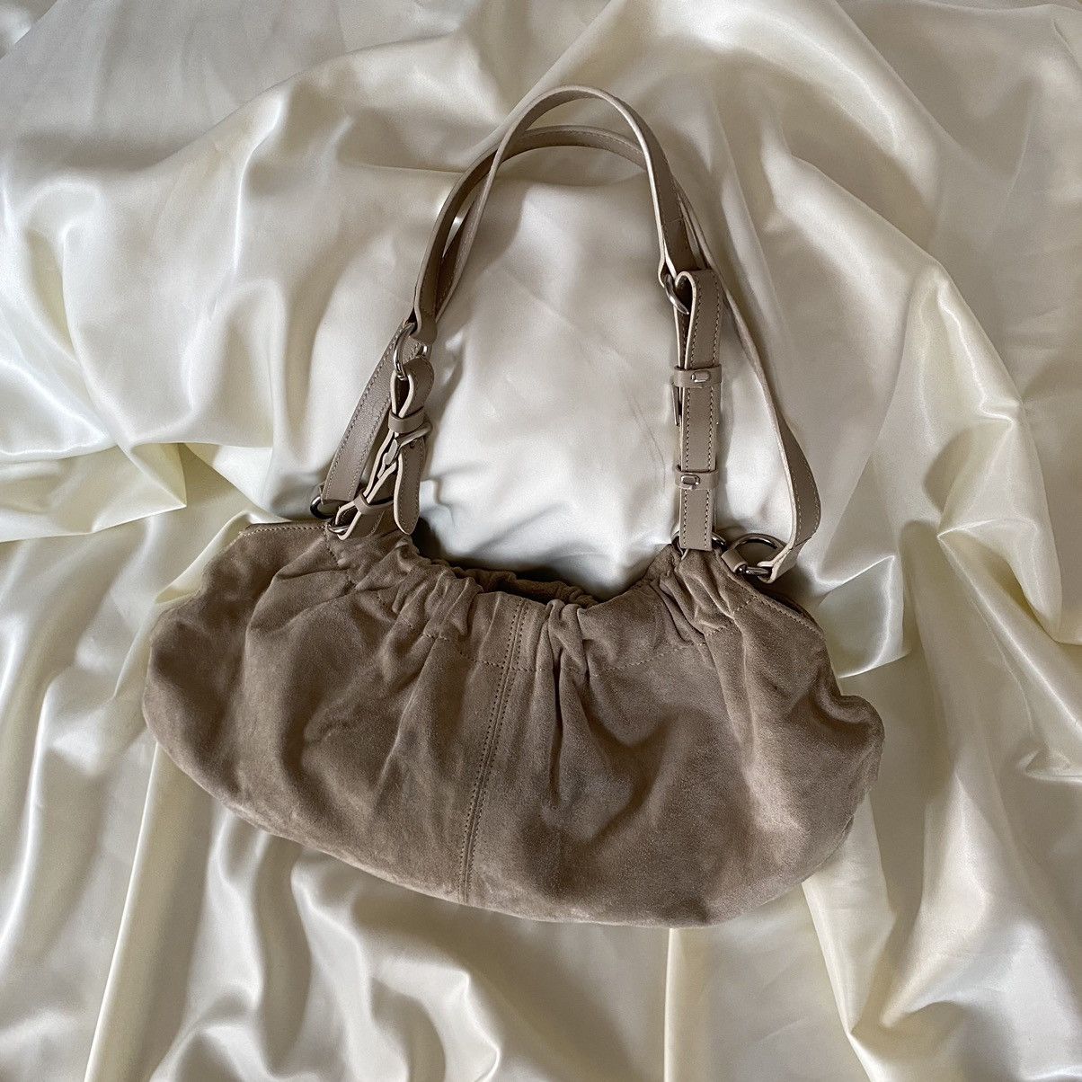 Vintage Vintage beige side shoulder bag Size ONE SIZE - 3 Thumbnail