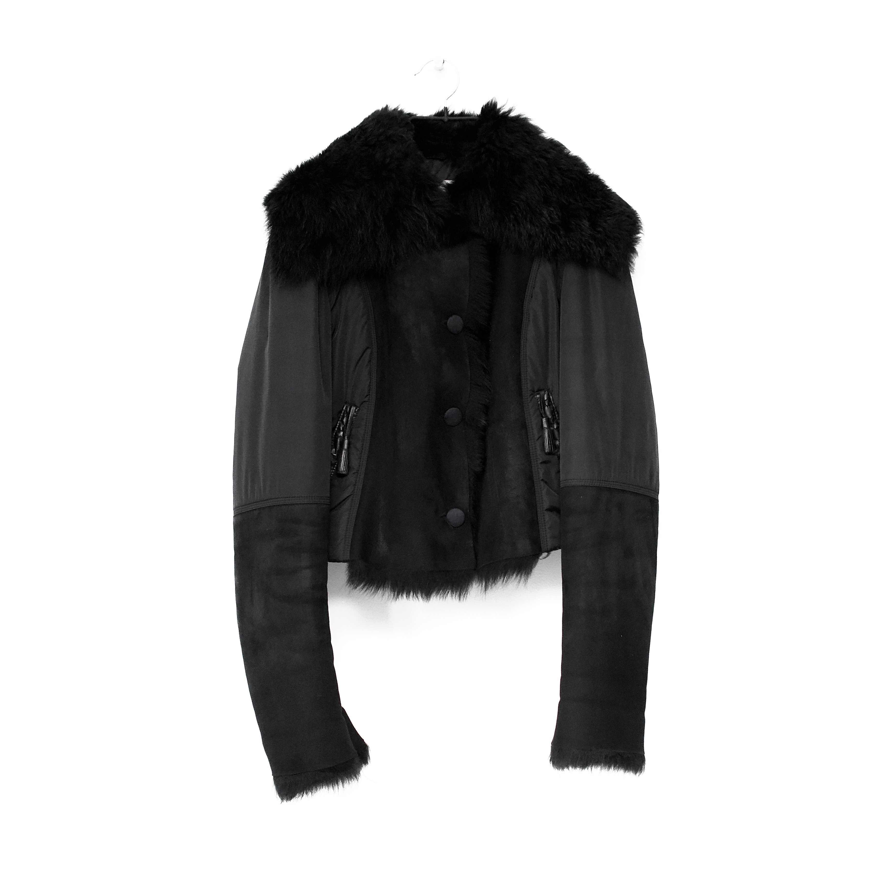 Alexander McQueen F/W2004 "The Catwalk" shearling jacket Size M / US 6-8 / IT 42-44 - 3 Thumbnail