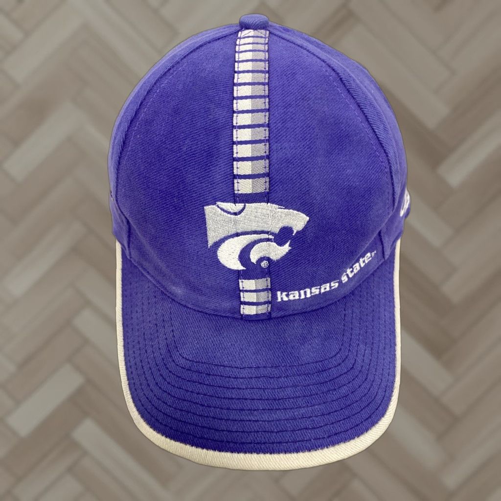Logo Athletic KANSAS STATE WILDCATS Baseball Hat Adult OSFA Purple Adjustable Cap /534 Conn Brand Logo Athletic Unisex Men Women Hats Size ONE SIZE - 1 Thumbnail