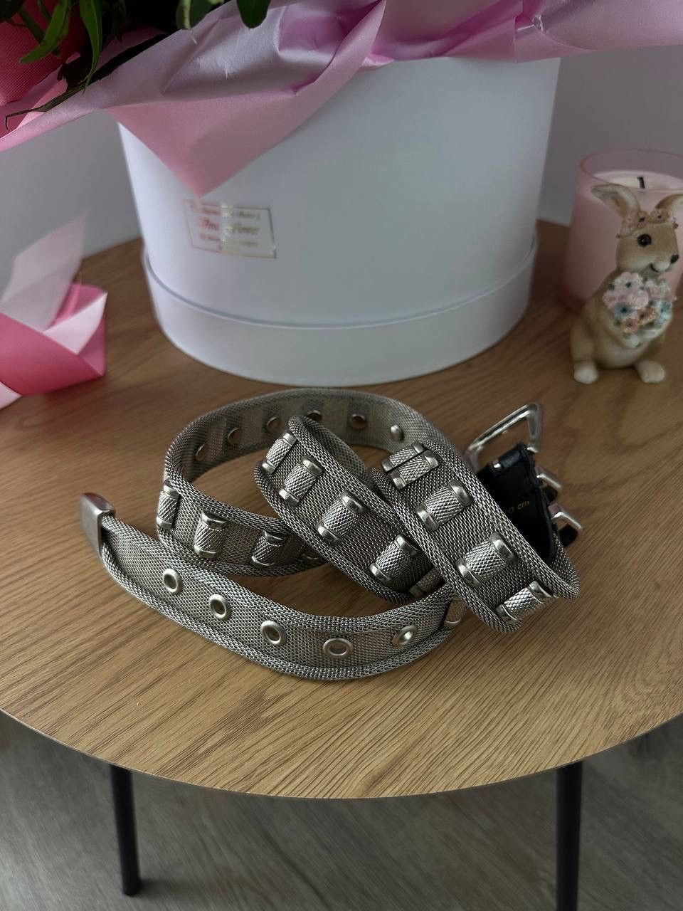 Vintage Vintage Metal Strap Mesh Avant Garde Belt Size ONE SIZE - 1 Thumbnail