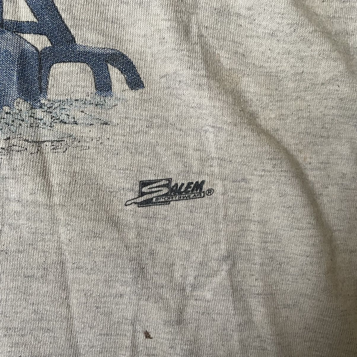 NBA × Salem Sportswear × Vintage VTG 90s NBA ORLANDO MAGIC O'NEAL SHAQ CARICATURE T-SHIRT Size US XL / EU 56 / 4 - 6 Thumbnail