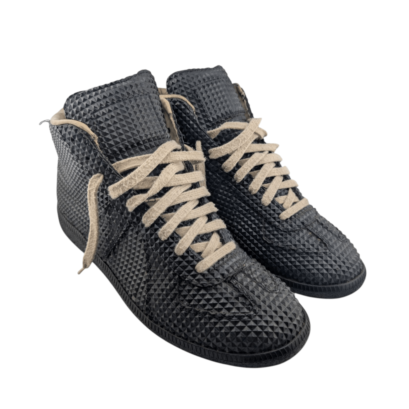 Maison Margiela Replica Paint Splatter Leather & Suede Low