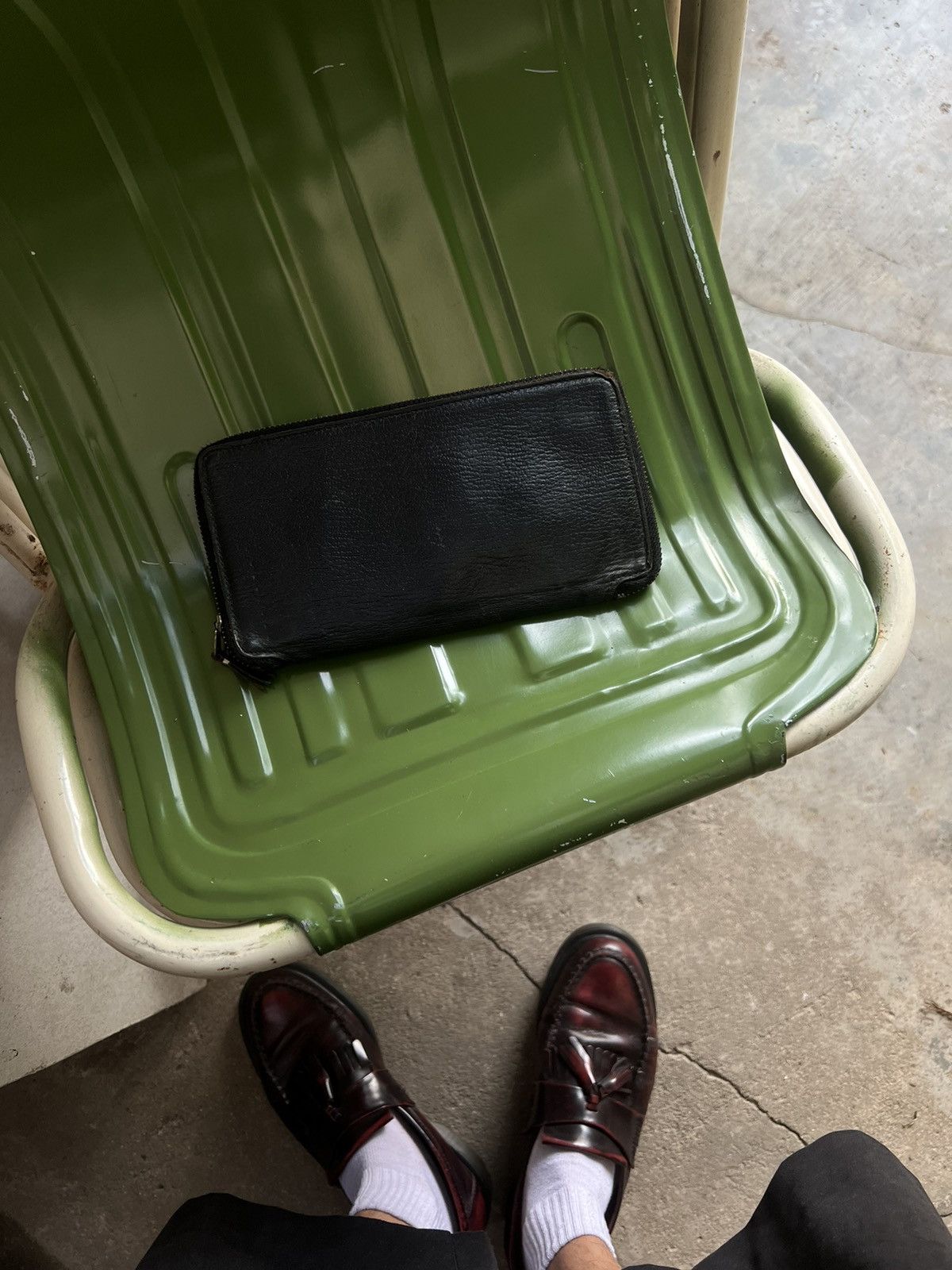 Comme des Garcons Vintage 90s Comme des Garcons Tricot Leather Wallet Size ONE SIZE - 2 Thumbnail