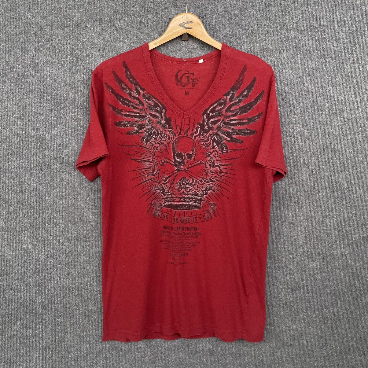 Affliction × Guess Y2K Guess Skulls Affliction Tapout Style T Shirt Size US M / EU 48-50 / 2 - 1 Thumbnail