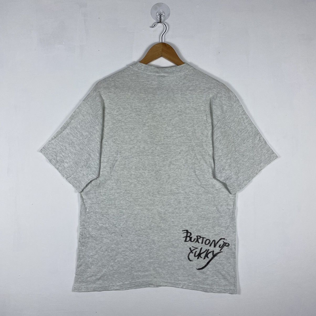 Burton Vintage 90's BURTON Skull Graphic Skate Streetwear Tee Size US L / EU 52-54 / 3 - 6 Thumbnail