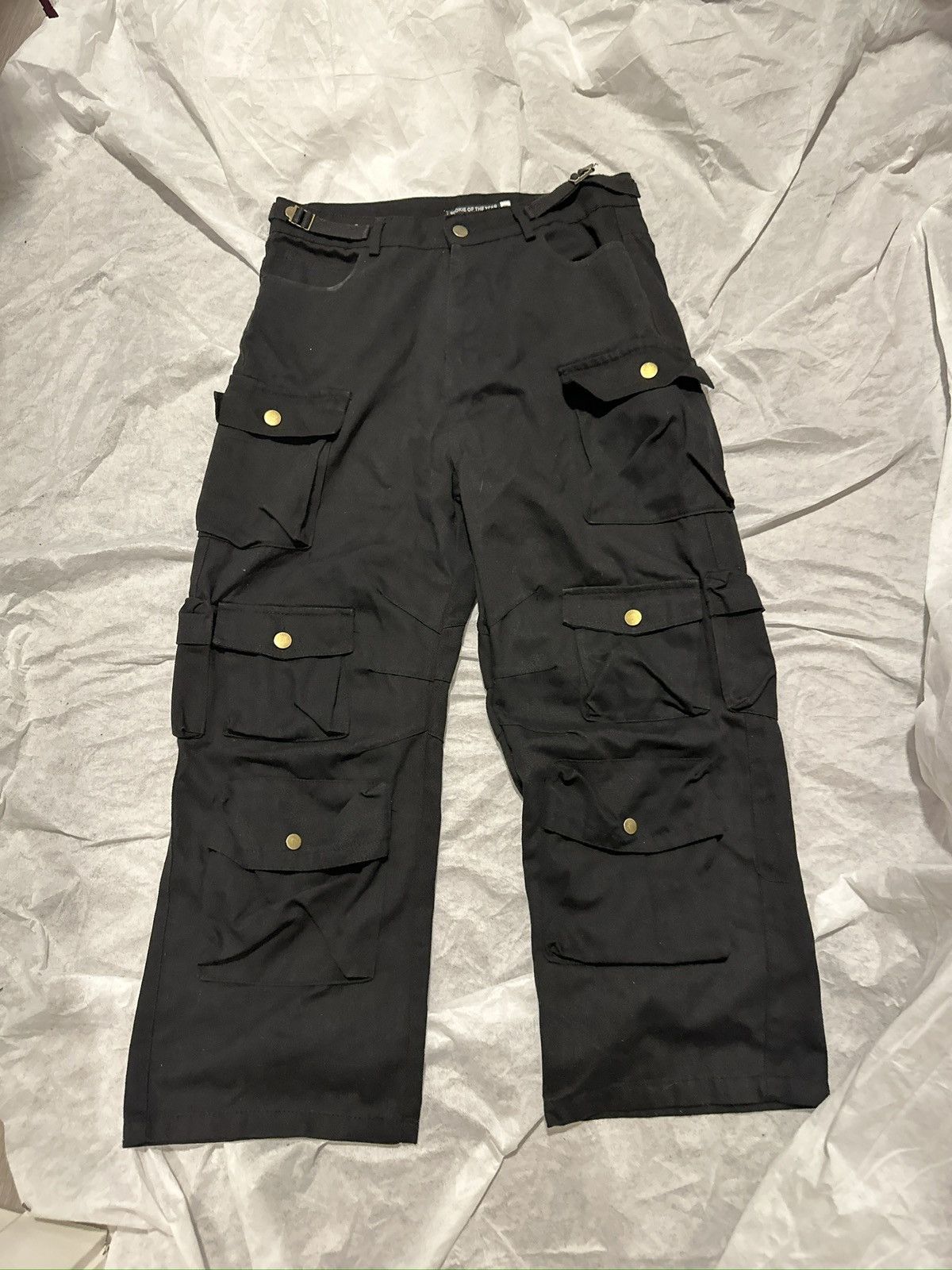 Japanese Brand BAGGY CARGO PANTS Size US 31 - 1 Thumbnail