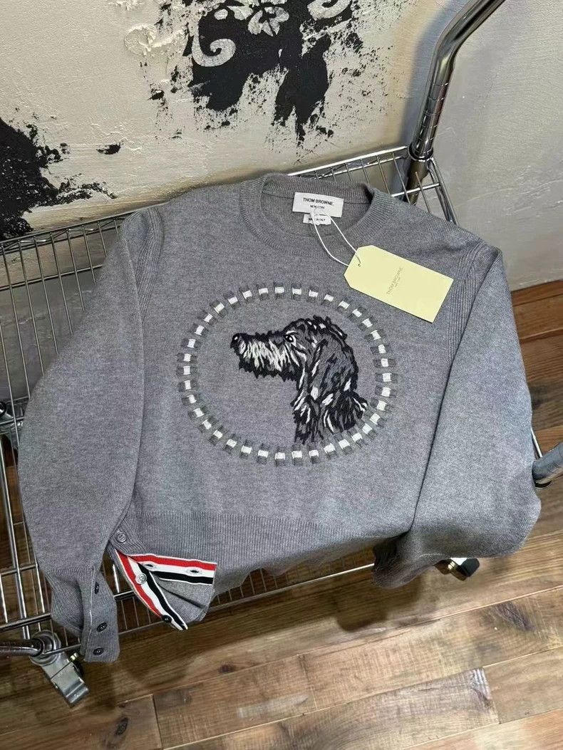 Thom Browne Thom Browne Round collar sweater Size US M / EU 48-50 / 2 - 1 Thumbnail