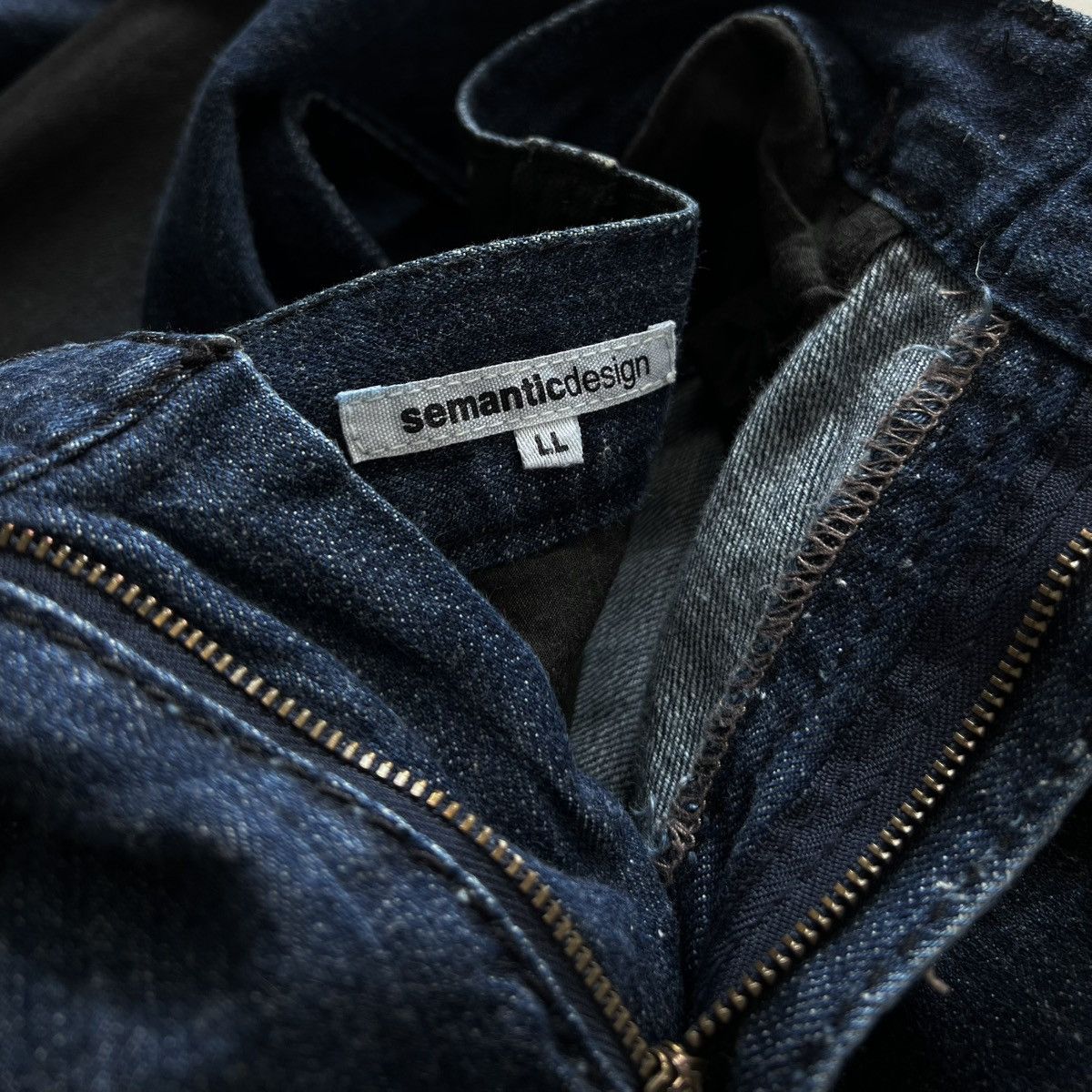 Japanese Brand × Tornado Mart × semanticdesign SEMANTIC DESIGN 2TONE FLARE JEANS Size US 34 / EU 50 - 7 Thumbnail