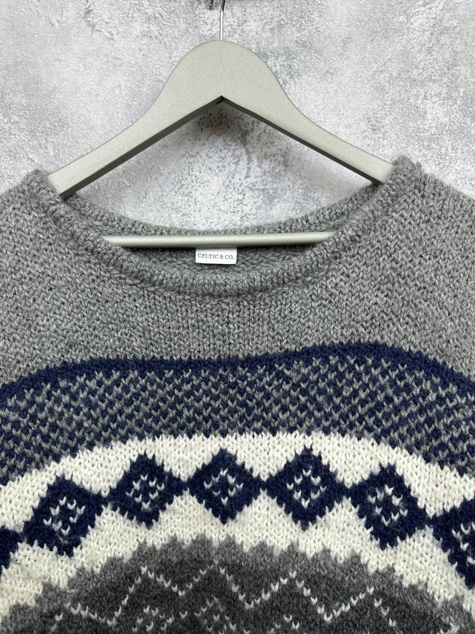 Other Celtic & Co Fair Isle Organic Wool Alpaca Sweater Scotland Size M / US 6-8 / IT 42-44 - 4 Thumbnail