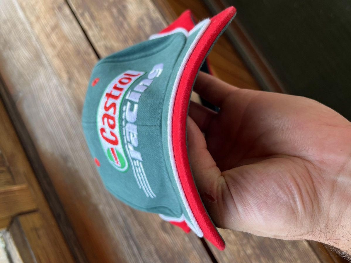 Japanese Brand Vintage Castrol Motor Oil Racing Team Formula One F1 Cap Size ONE SIZE - 10 Thumbnail