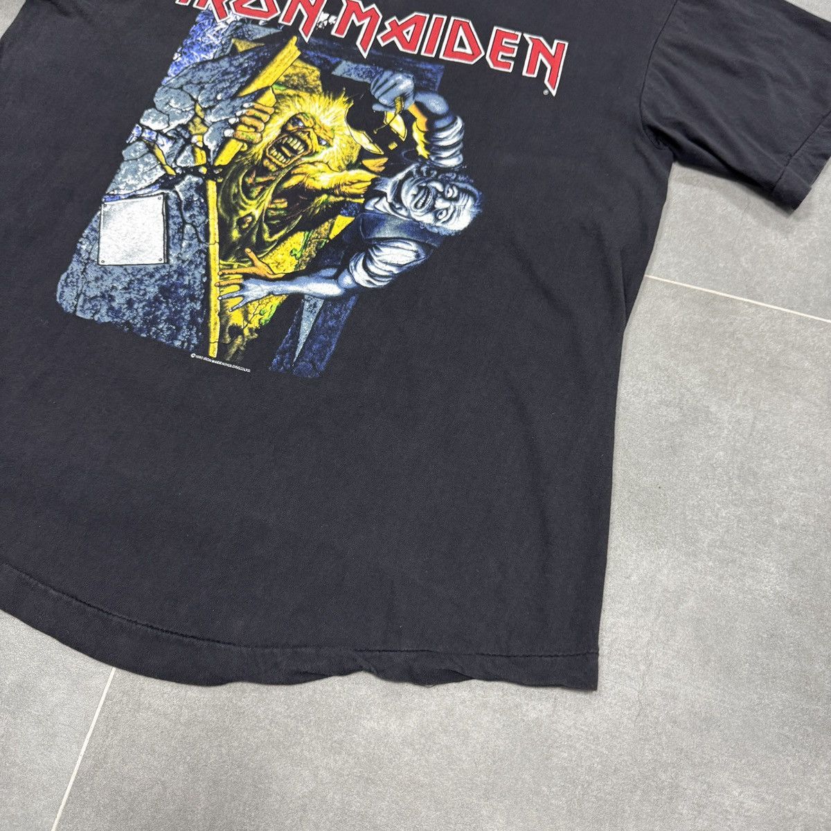 Iron Maiden × Vintage Vintage Iron Maiden 1990 Rare 90s T-Shirt Size L Size US L / EU 52-54 / 3 - 6 Thumbnail