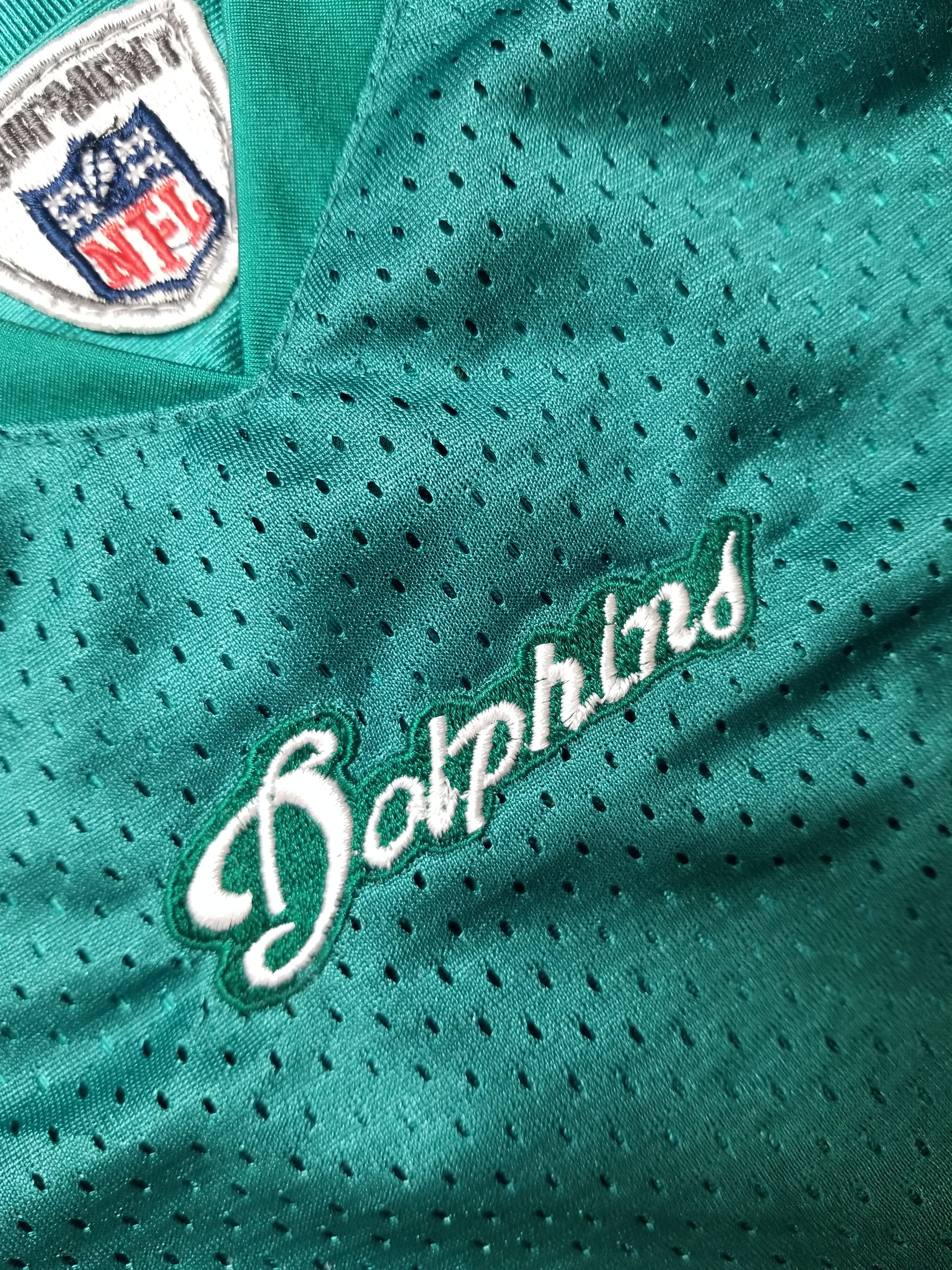 Reebok Miami Dolphins Jersey Blank Fins Teal Sewn Men's Size 56 Size US XL / EU 56 / 4 - 6 Thumbnail