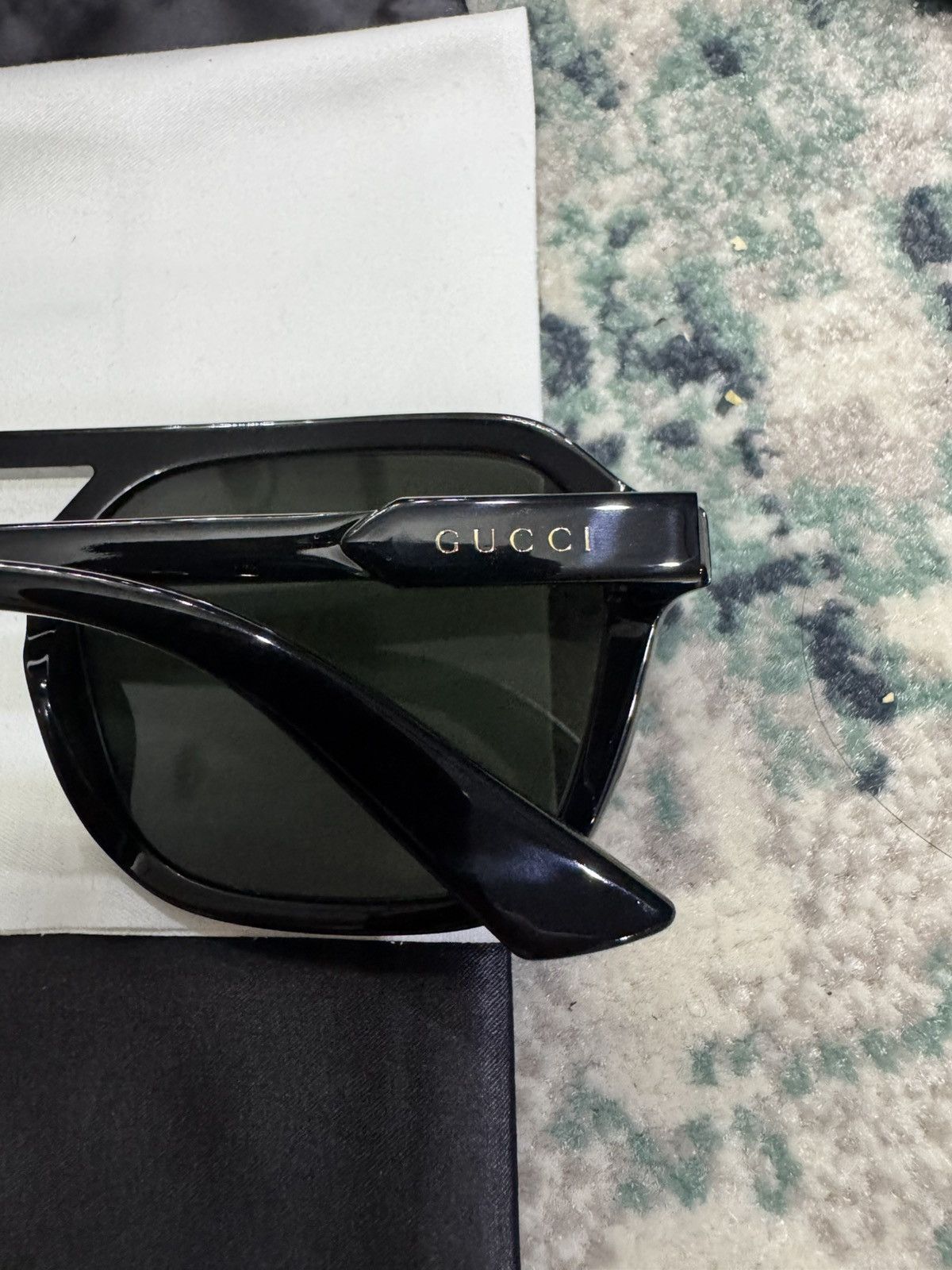 Gucci GUCCI GG1823SA RECTANGLE SUNGLASSES Size ONE SIZE - 6 Thumbnail