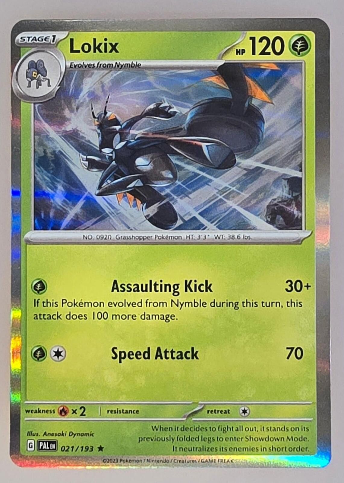 Pokemon Lokix Pokémon 021/193 Size ONE SIZE - 1 Thumbnail