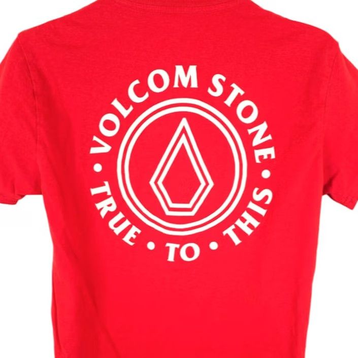 Volcom Volcom Stone T Shirt Mens Size Medium Red Surf & Skate Streetwear Size US M / EU 48-50 / 2 - 2 Thumbnail