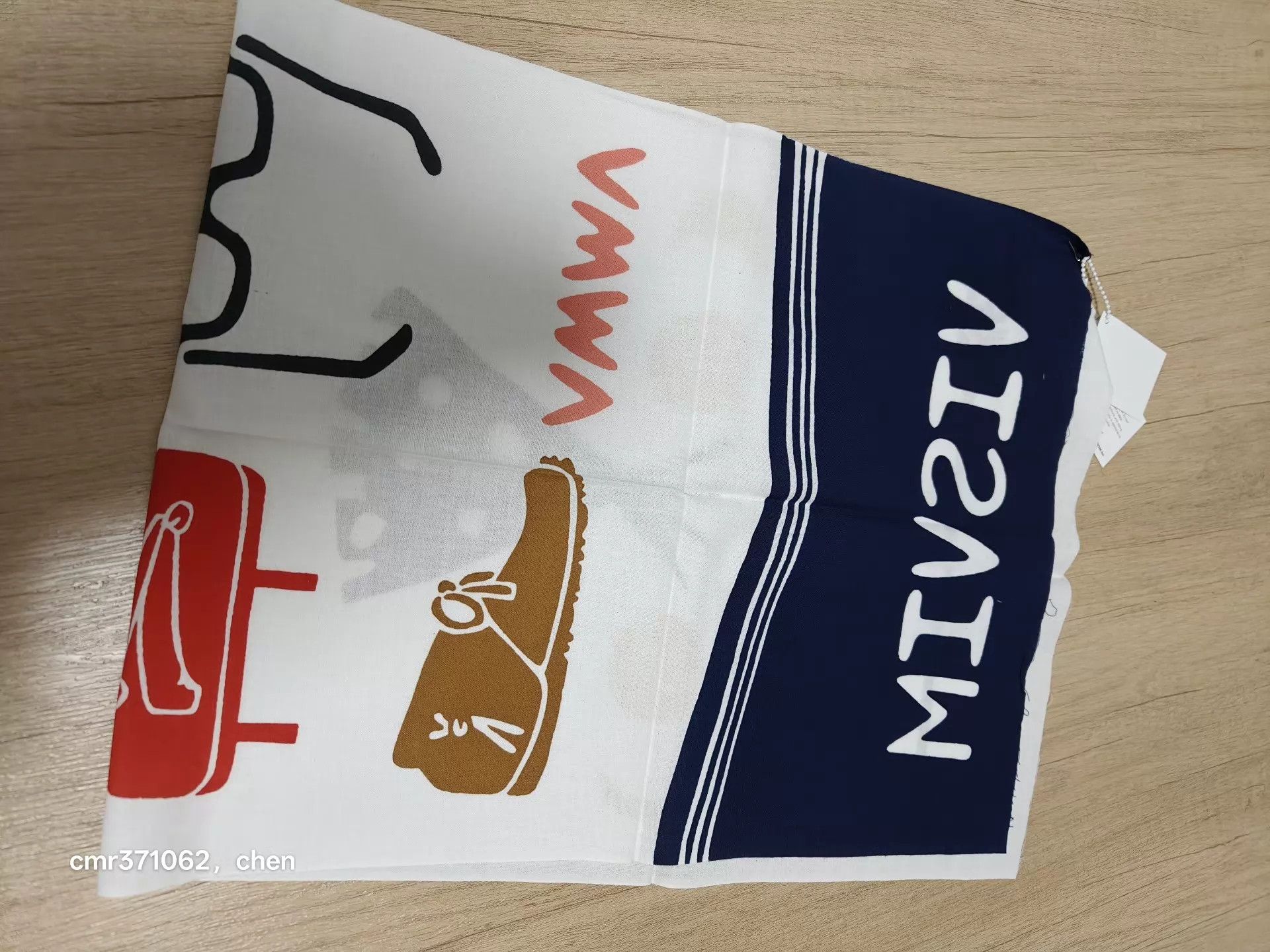 Visvim VISVIM 18SS SPOT TENUGUI CottonLinen Dip-Dyed & Hand-Painted Size ONE SIZE - 3 Thumbnail