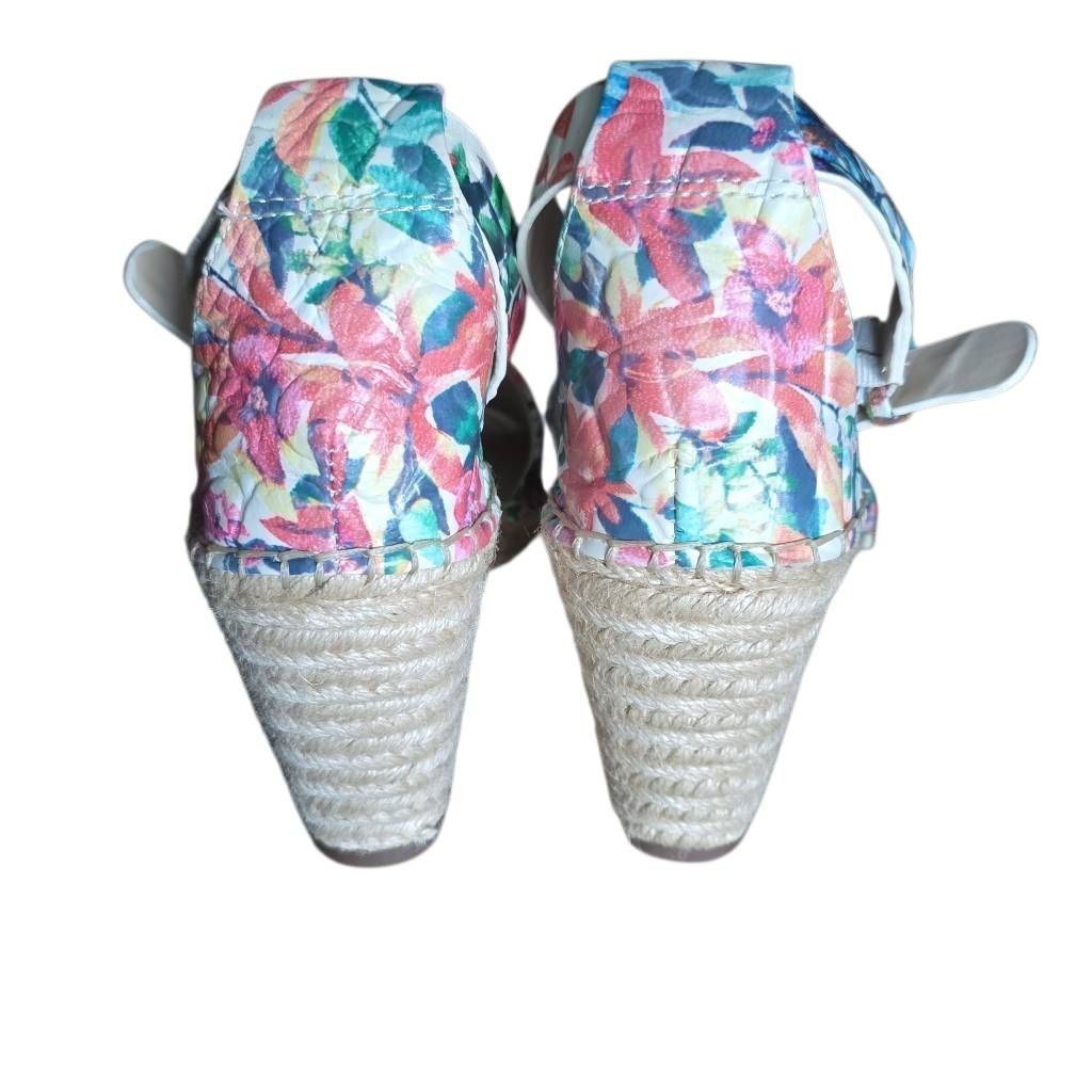 Vince Camuto Vince Camuto Women's Size 7 Pink Floral Leera Espadrille Wed Size US 7 / IT 37 - 5 Thumbnail