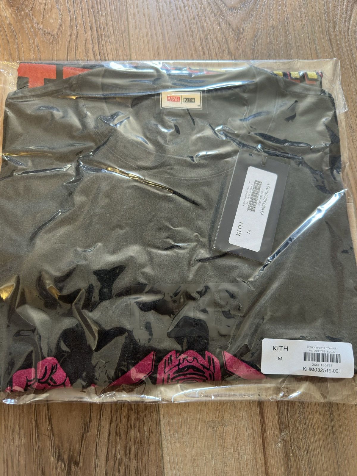 Kith New Kith Marvel team up vintage tee black shirt sz M | Grailed