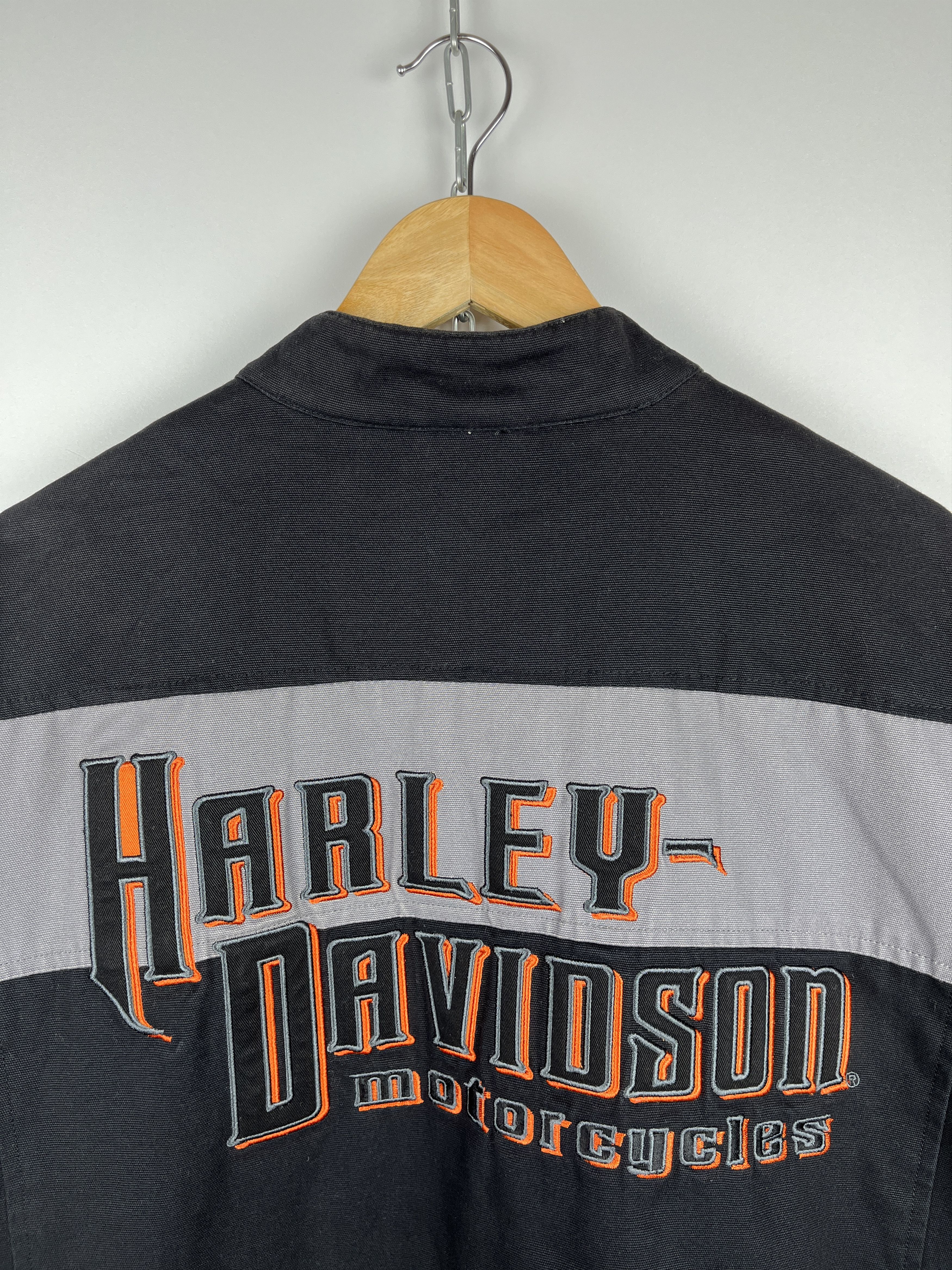 Harley Davidson × Indian Motorcycle Harley-Davidson Vintage Motorcycles Jacket 00's Racing Y2K Size US XL / EU 56 / 4 - 4 Thumbnail