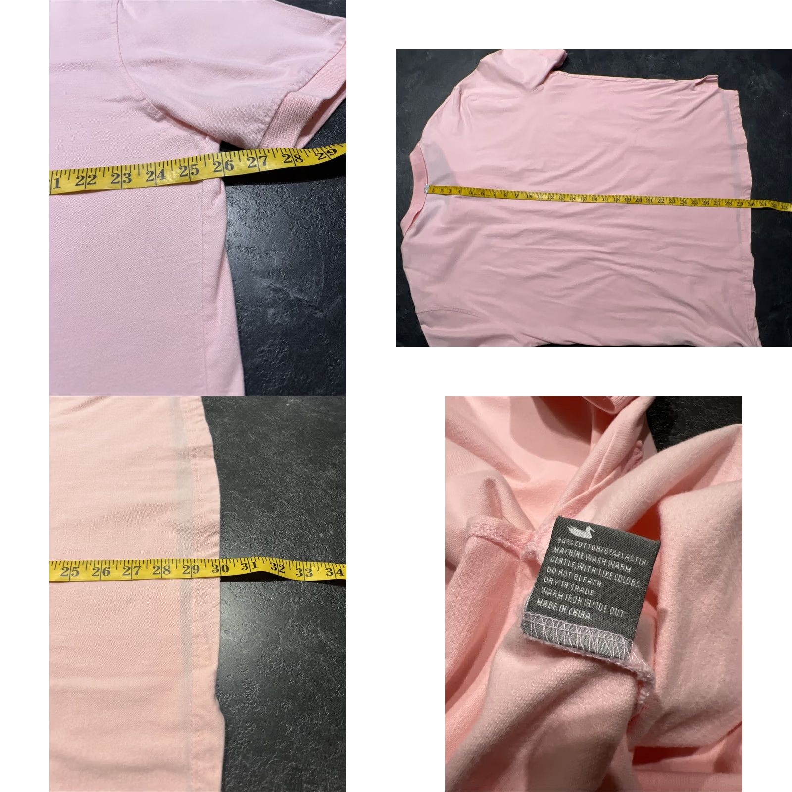 Vintage Southern Marsh Polo Shirt Men Pink 2XL Short Sleeve Cotton Blended Breathable Stretch Casual Polo Shirt Shirt Mens XXL Pink Size US XXL / EU 58 / 5 - 8 Thumbnail