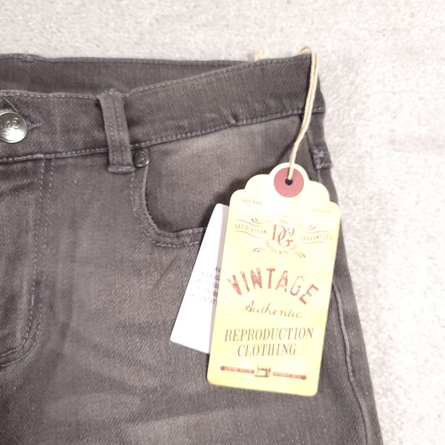 Vintage VINTAGE Diane Gilman DG2 Jeans 6P Grey Wash Skinny Western Distressed Women's Size 28" / US 6 / IT 42 - 5 Thumbnail