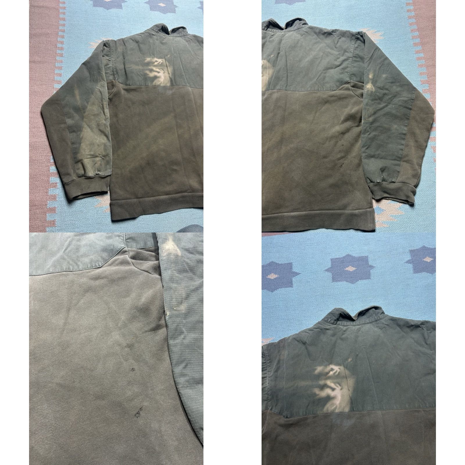 Vintage VINTAGE Columbia Jacket Men L Fleece Lined Green Full Zip Ripstop Sweatshirt Outer Cotton Blend Full Zip Fleece Fool? Size US L / EU 52-54 / 3 - 8 Thumbnail