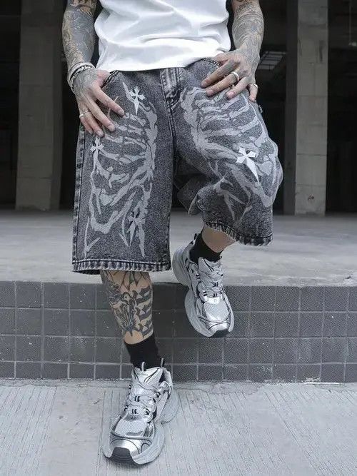 Other Kizuki x Mint DRIP street washed shorts jorts denim Size US 32 / EU 48 - 6 Thumbnail