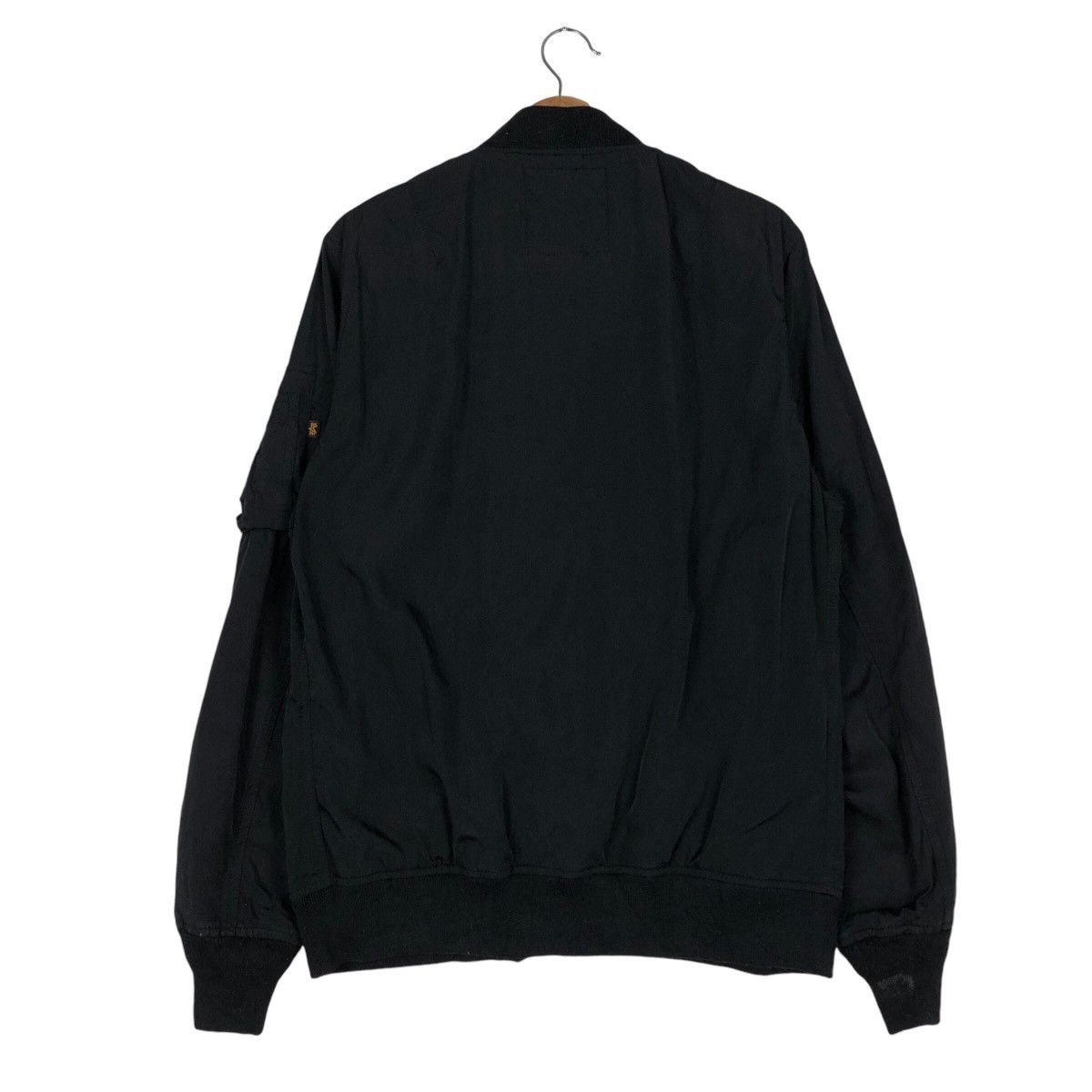 Alpha Industries 📌Vintage Fly Riot Bomber Jacket Biker Alpha Industries Size US L / EU 52-54 / 3 - 9 Thumbnail