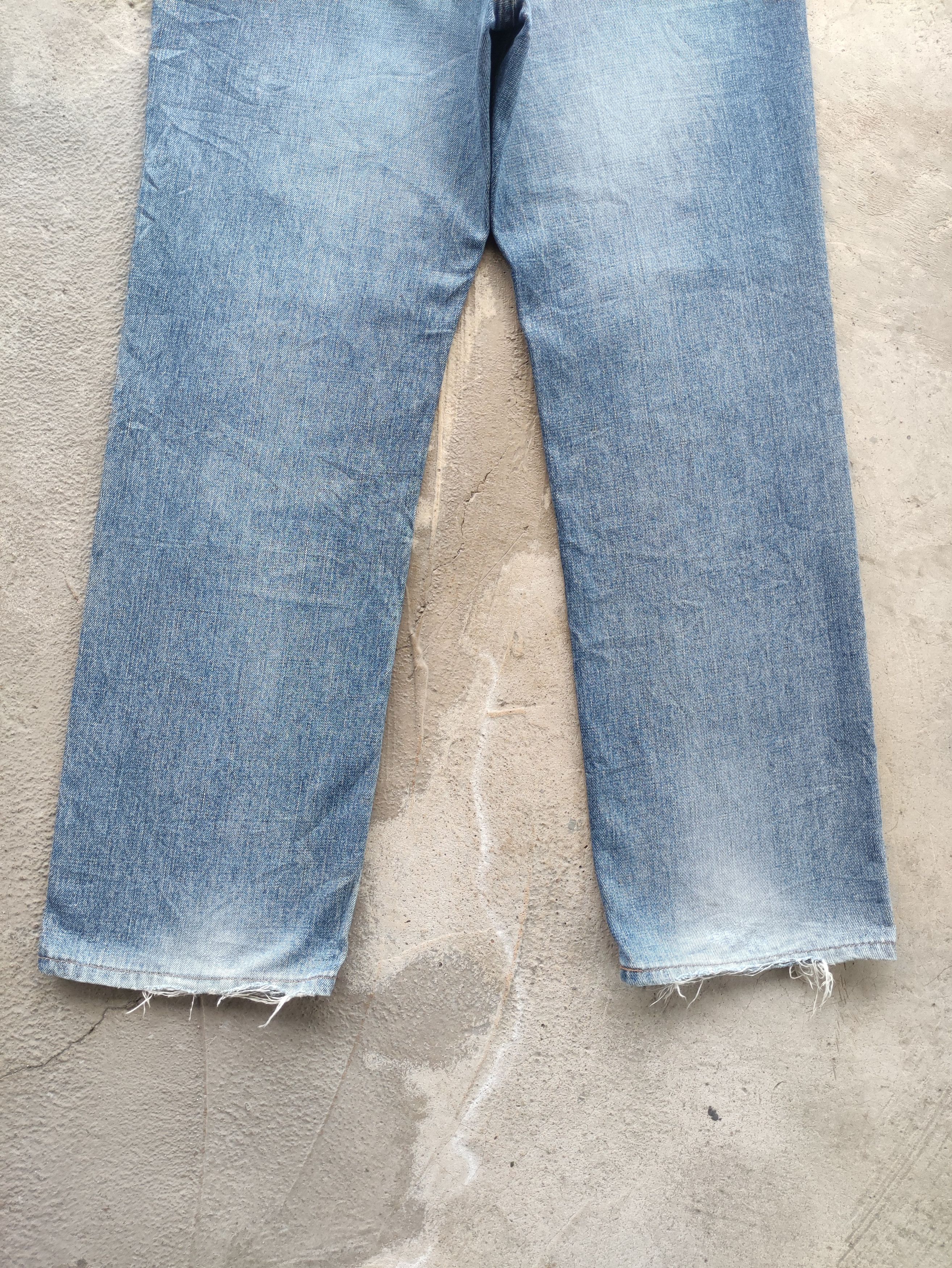 Edwin Vintage Edwin 503 Japan Distressed Faded Denim Size US 35 - 11 Thumbnail