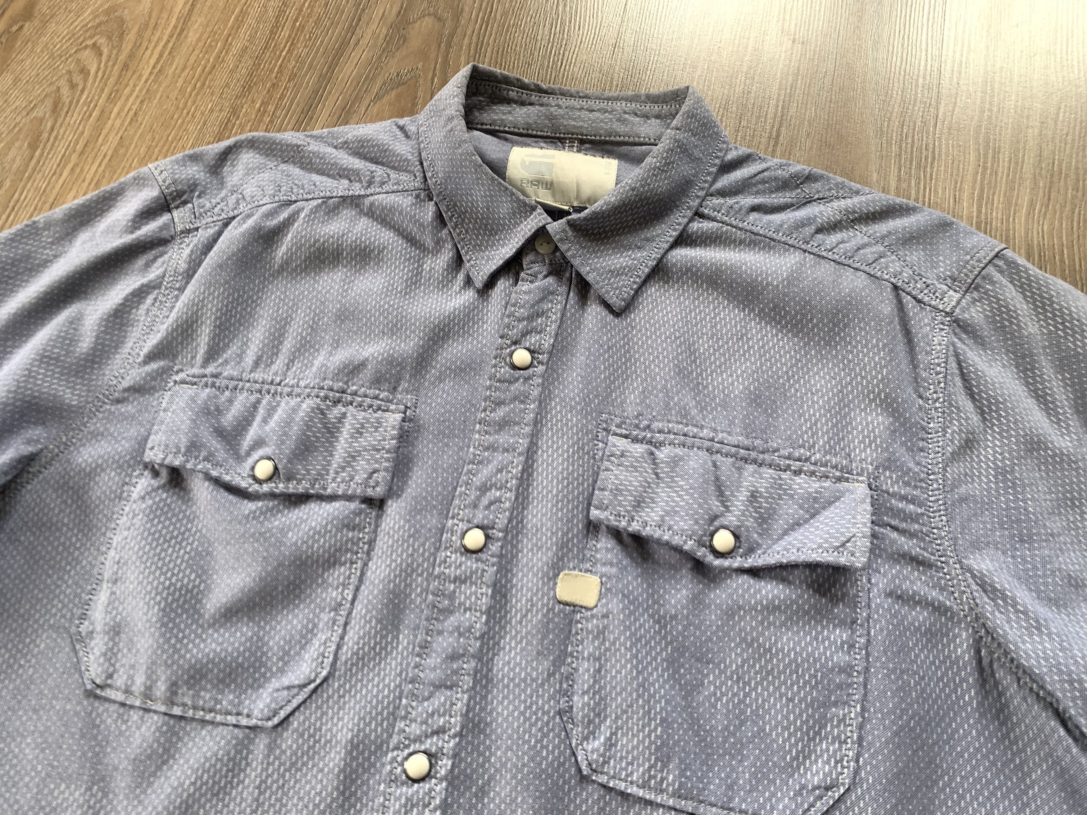 G-Star Mens G-Star Raw Long Sleeve Shirt Size US XL / EU 56 / 4 - 4 Thumbnail