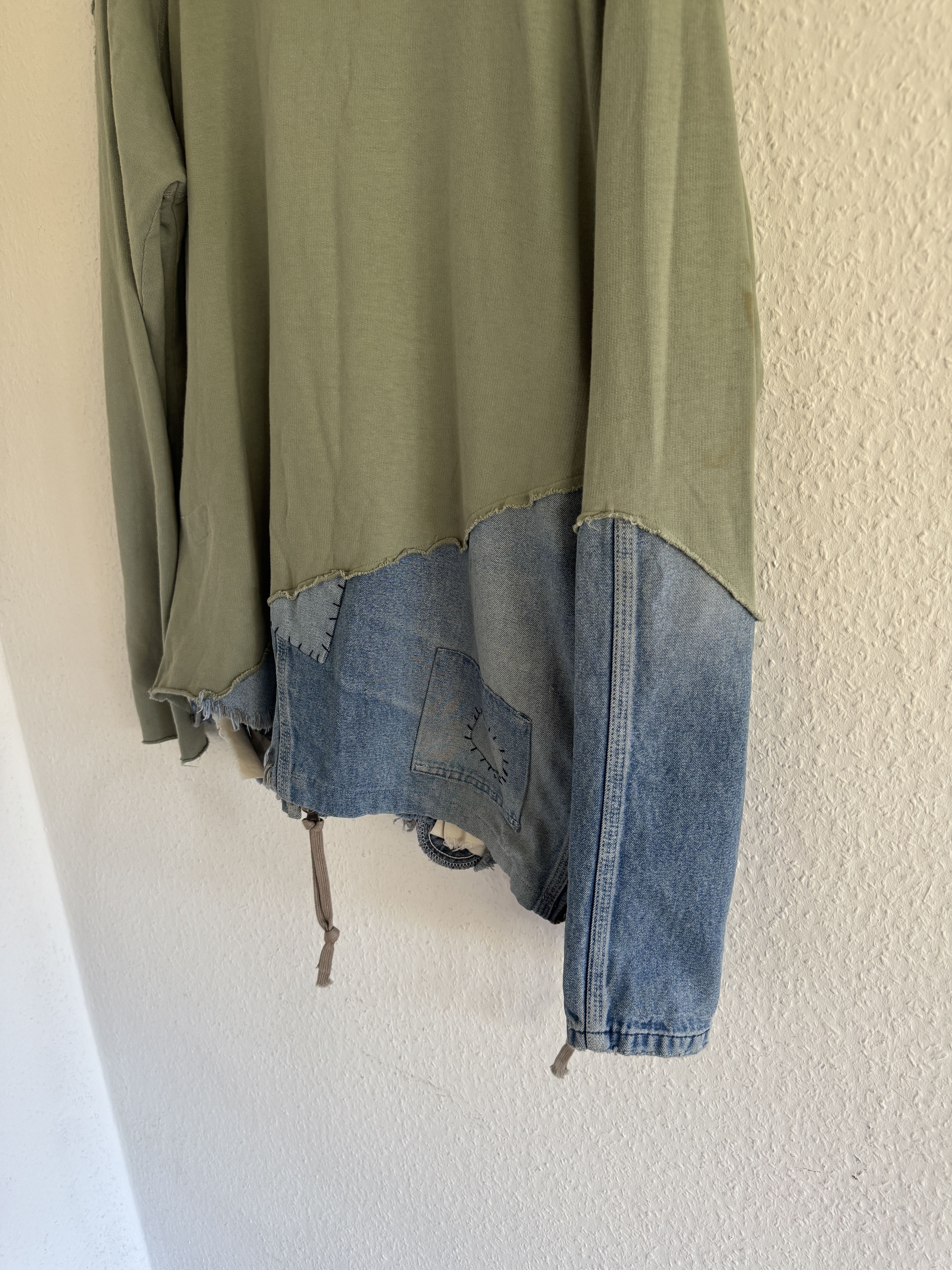 Greg Lauren Distressed Patchwork Hoodie Size US XL / EU 56 / 4 - 19 Thumbnail