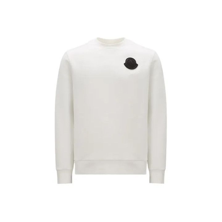 Moncler Moncler Men's Logo Patch Crewneck Sweatshirt Size US L / EU 52-54 / 3 - 1 Thumbnail