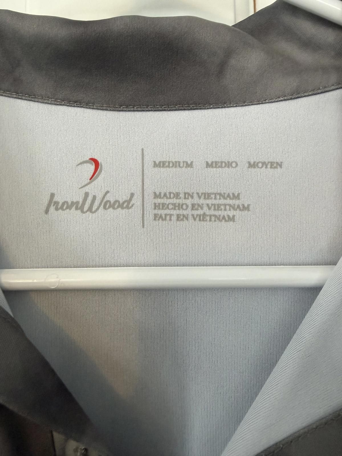 Other IronWood Medium Gray Swirl Pattern Polyester Polo Shirt Size US M / EU 48-50 / 2 - 2 Thumbnail