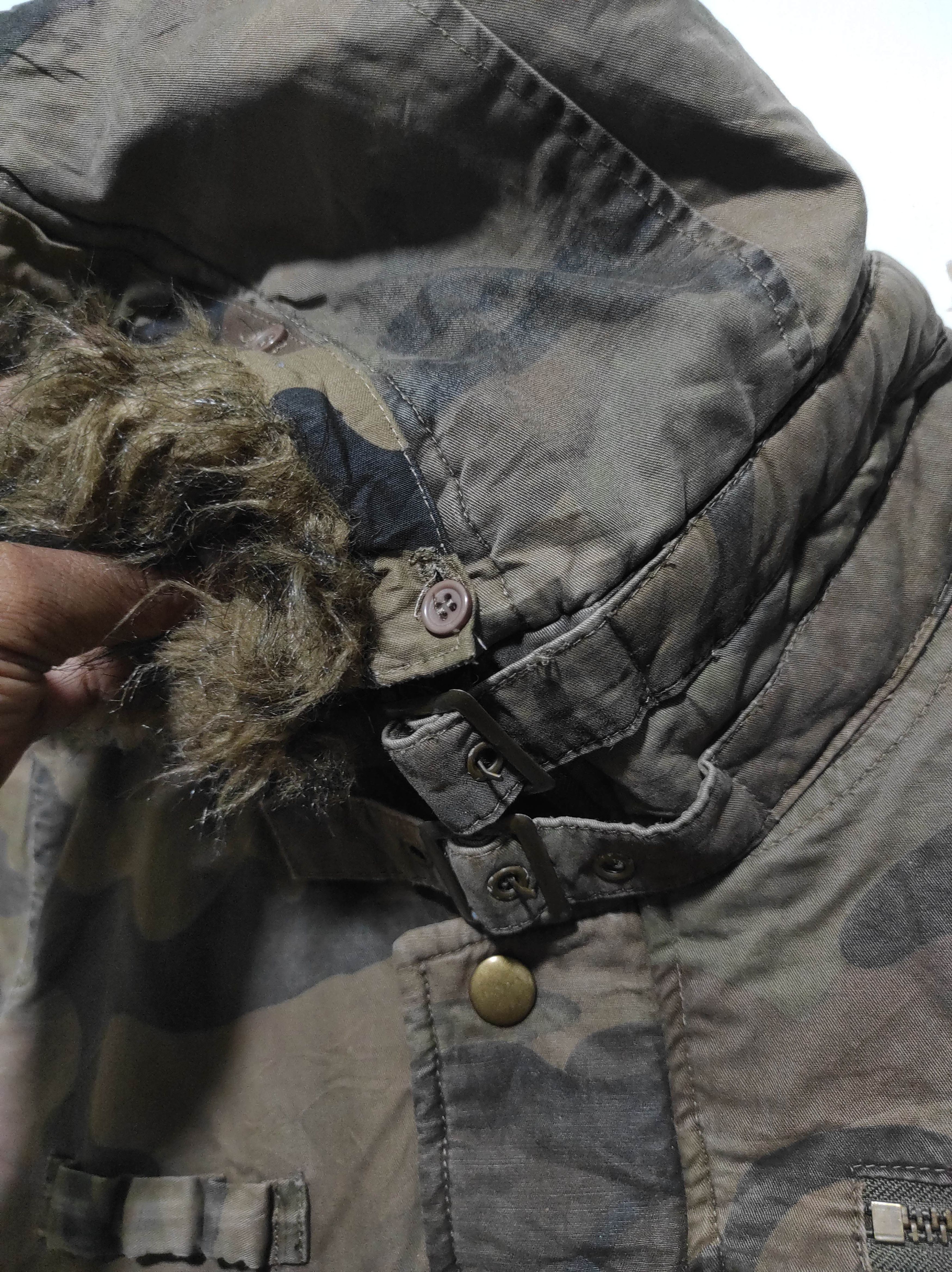 Hysteric Glamour XAJA Camo Parka Fur Hoodie Jacket Ifsixwasnine Lgb Style Size US M / EU 48-50 / 2 - 8 Thumbnail