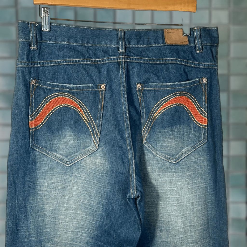 Vintage 96 North Baggy Loose Skater Jeans Jeans Men 36 Regular Cotton Blue 96 North Baggy Loose Skater Jeans Hip Hop 90s Mens Size US 36 / EU 52 - 1 Thumbnail