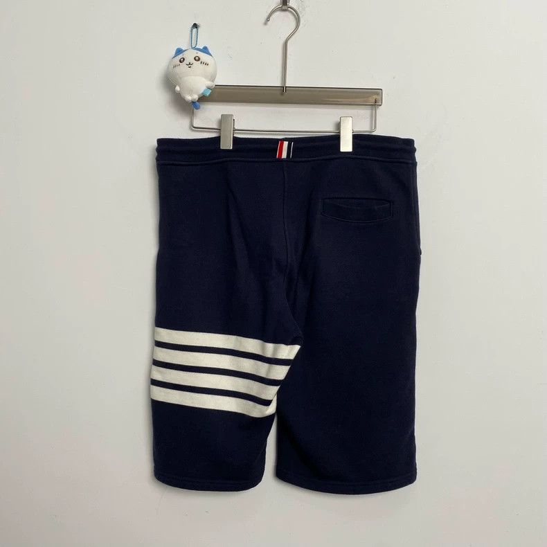 Thom Browne Thom Browne Size 2 Dark blue four-striped shorts 2503-Nex Size US 29 - 3 Thumbnail