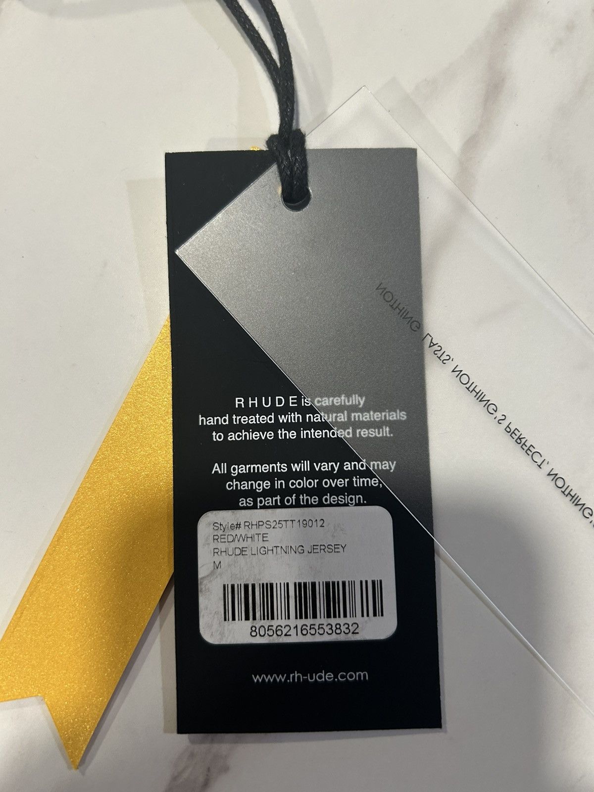 Rhude Rhude Lightning Jersey Tee Size US M / EU 48-50 / 2 - 6 Thumbnail