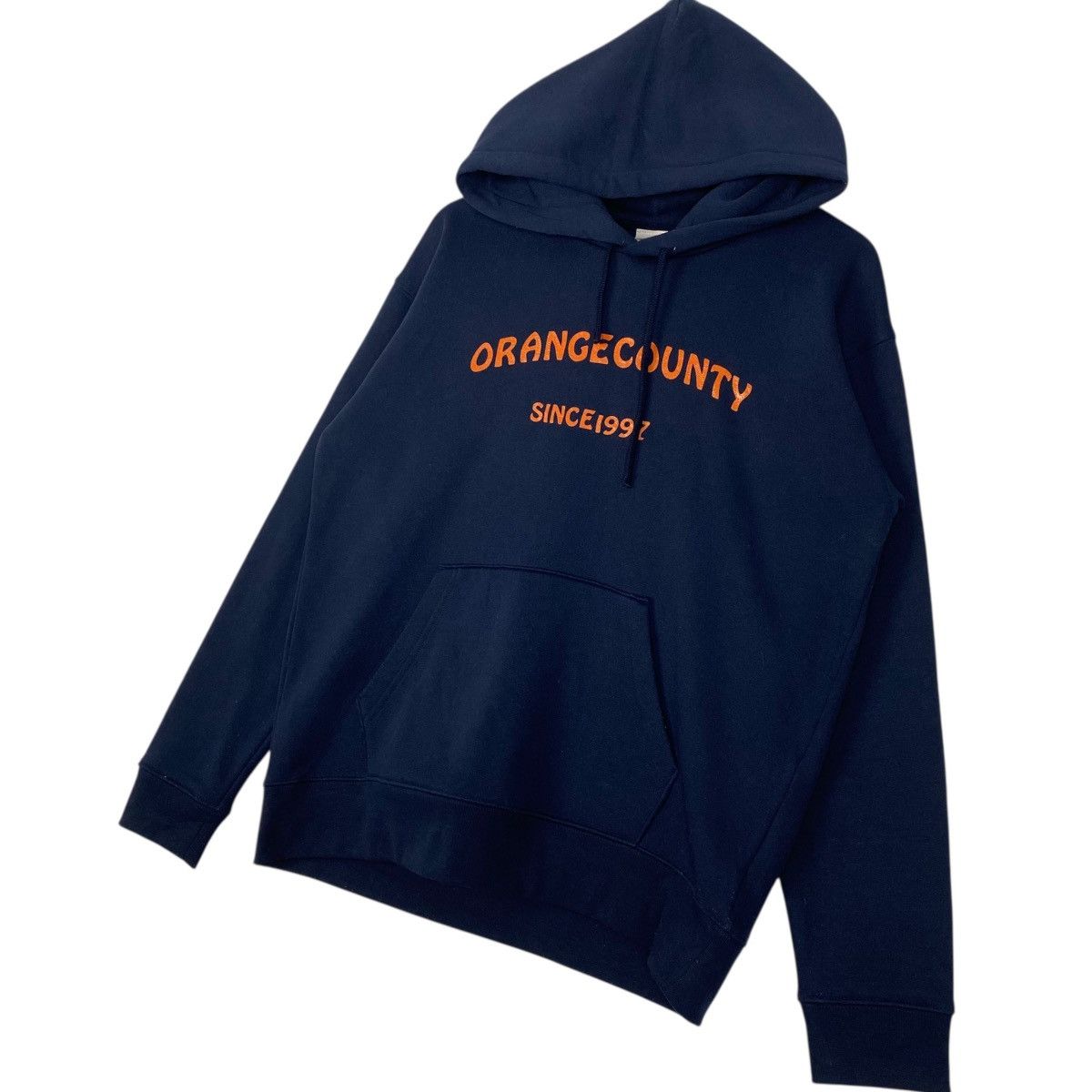 Other Vintage Orange County Hoodie Sweater Big Logo Navy Blue Size US L / EU 52-54 / 3 - 2 Thumbnail