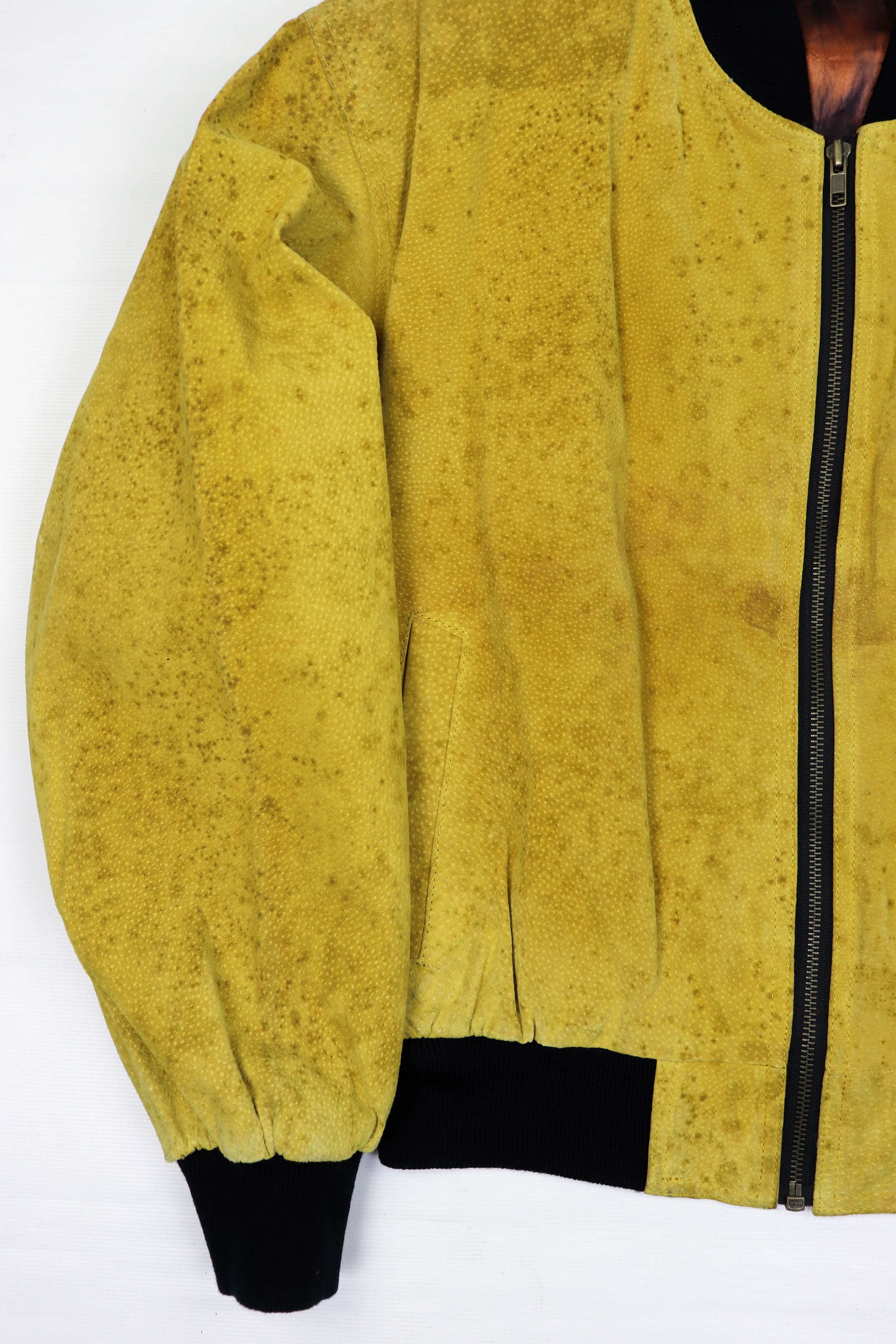 NFL ​​Glenwood Gators Vintage 90s Distressed Suede Bomber Jacket Size US M / EU 48-50 / 2 - 6 Thumbnail