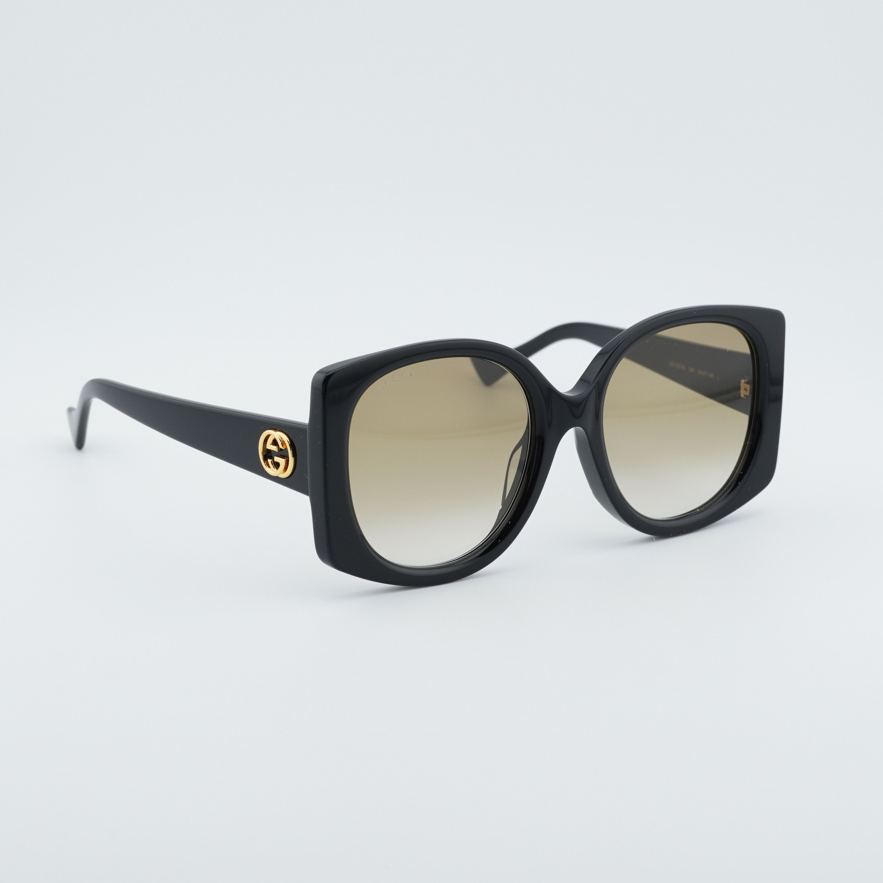 Gucci Gucci GG1257SA 004 Sunglasses Black Butterfly Frame Size ONE SIZE - 7 Thumbnail