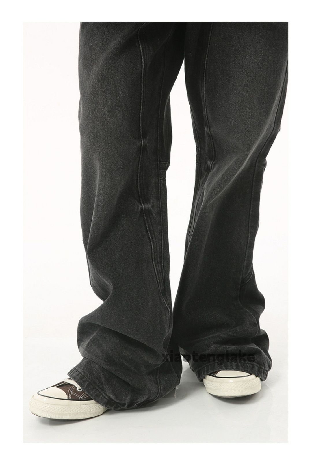 Jean × Vintage washed faded cleanfit yuppie punk disco flared jeans Size US 32 / EU 48 - 5 Thumbnail