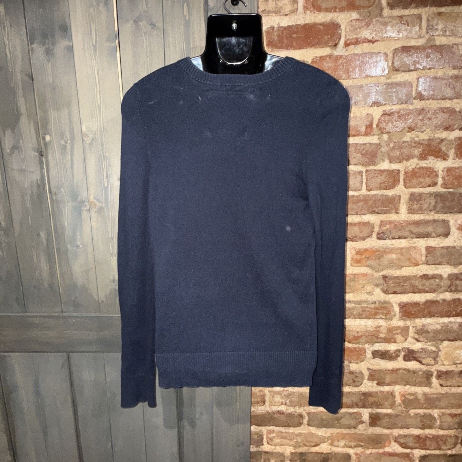 Abercrombie & Fitch Abercrombie & Fitch Y2K Men Navy Y2K Muscle Fit Sweater Size US L / EU 52-54 / 3 - 4 Thumbnail