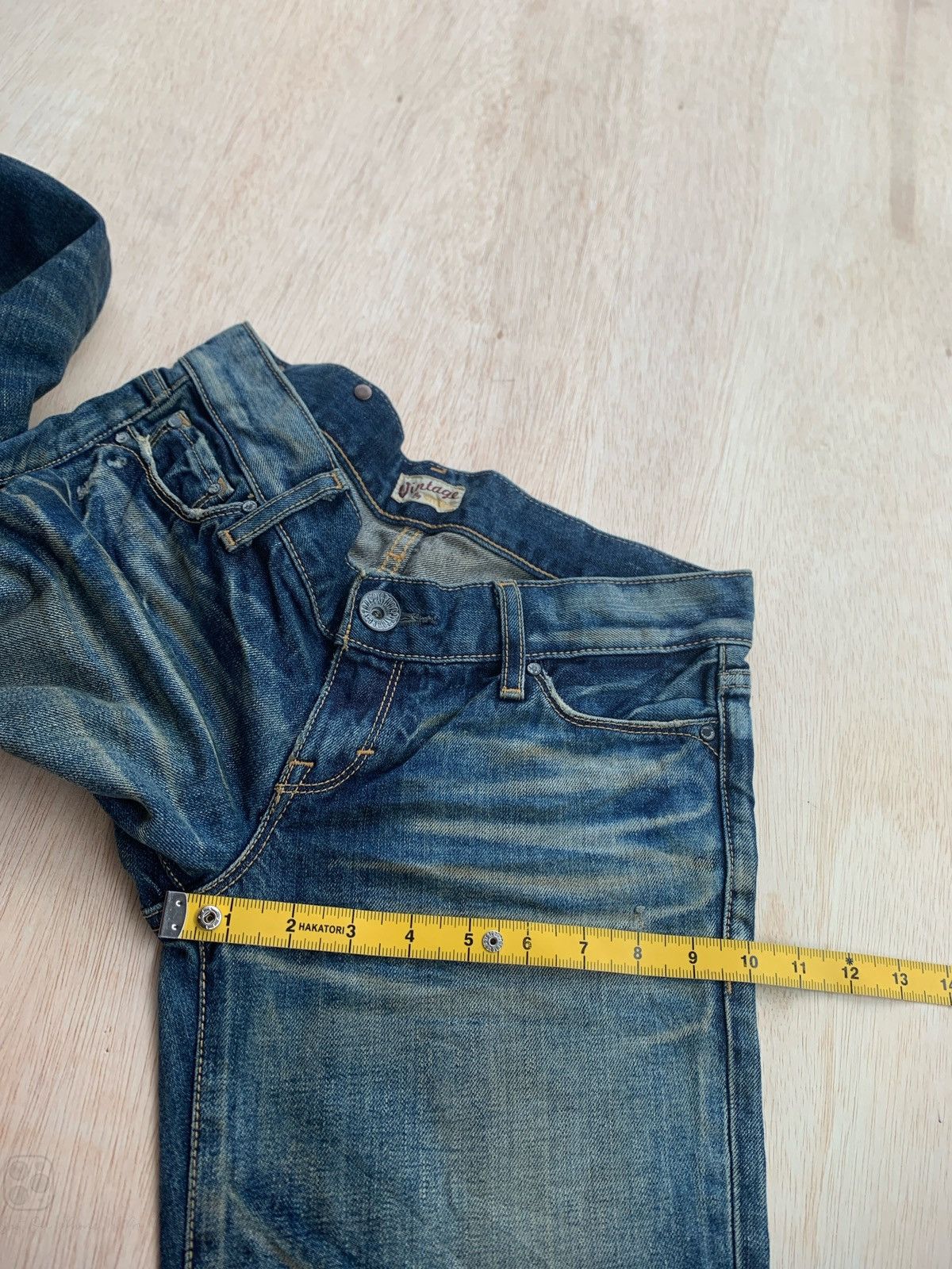 Hysteric Glamour × If Six Was Nine × Japanese Brand Flare Jeans Vintage By Stooge Denim Bootcut Size US 30 / EU 46 - 11 Thumbnail