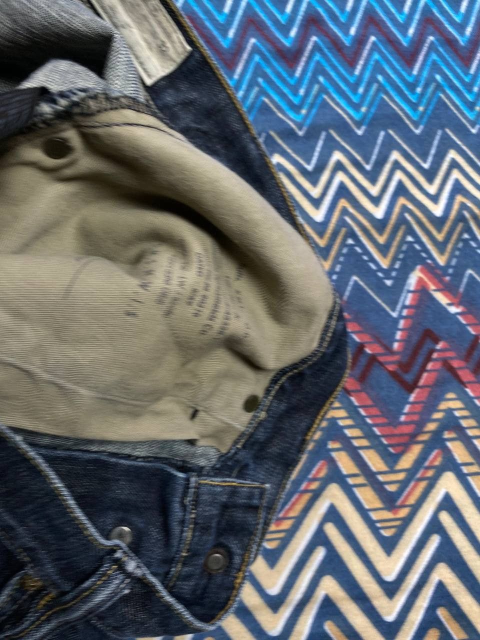 Allsaints jeans pants Y2K Allsaints 3D vintage w32 streetwear Size US 32 / EU 48 - 4 Thumbnail