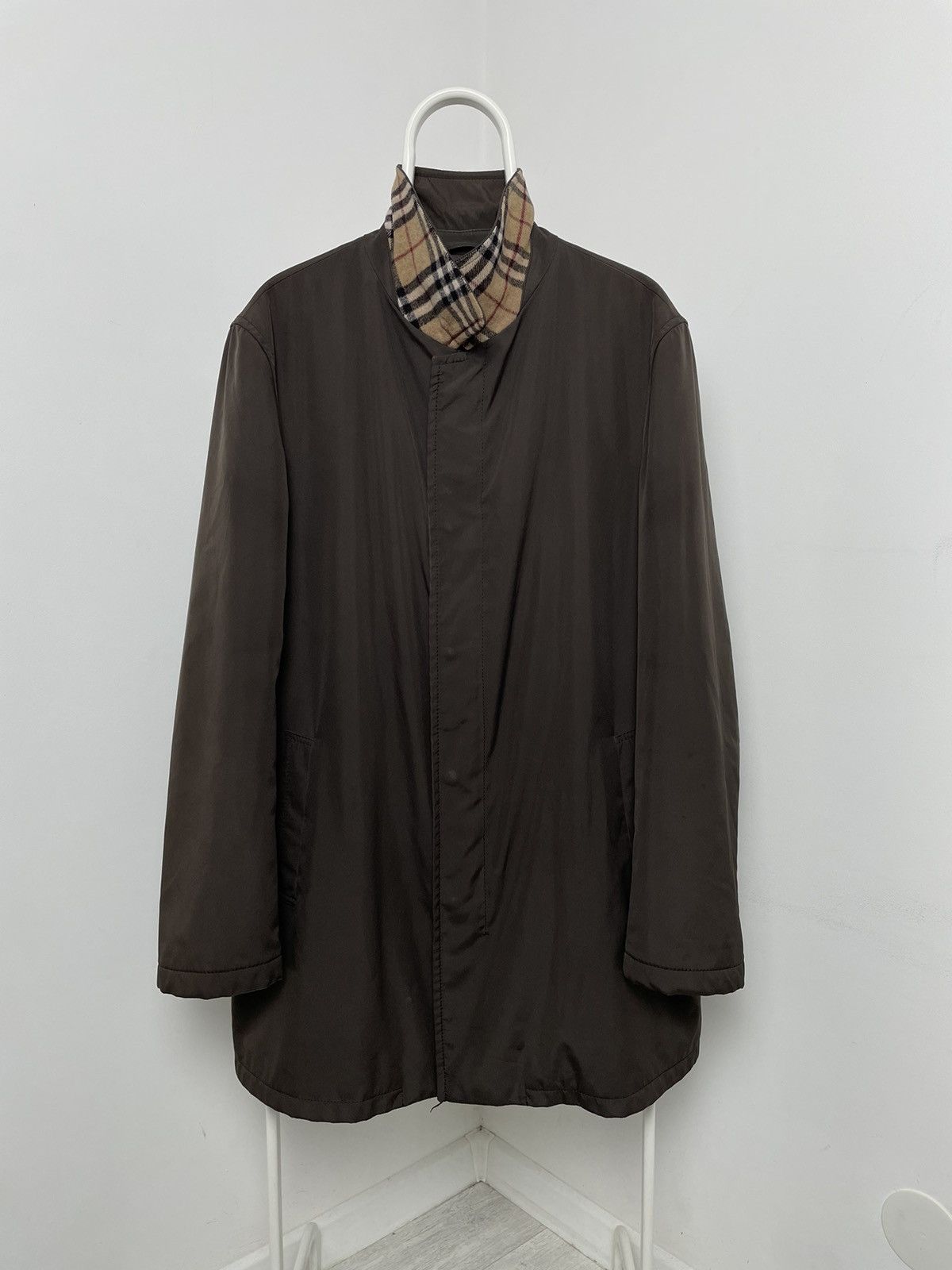 Burberry Burberry London Vintage Jacket nova check wool nylon Size US L / EU 52-54 / 3 - 3 Thumbnail