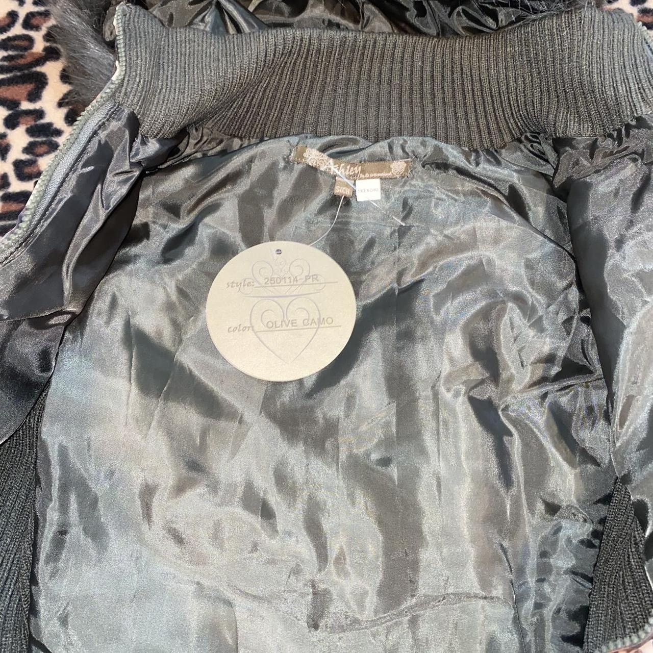 Other Deadstock Camo Puffer W/ Faux Fur Hood and Ribbed Sleeves Size S / US 4 / IT 40 - 3 Thumbnail